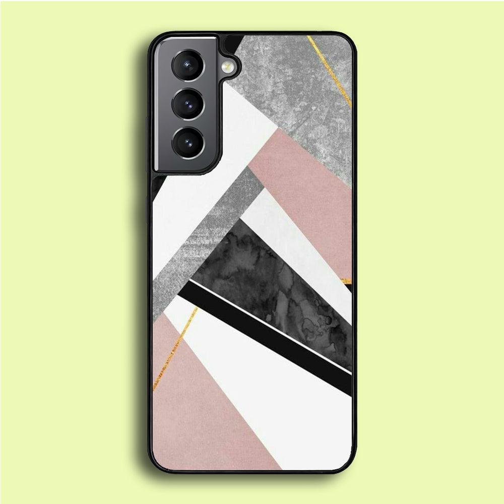 Marble Pattern 003 Samsung Galaxy A16 Case-Rubber / Black (2D Case)-Xtracase