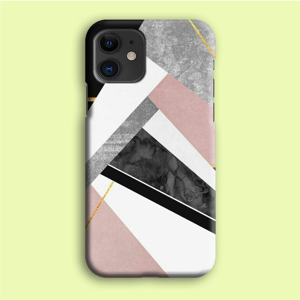 Marble Pattern 003 iPhone 12 Mini Case-Plastic / Full Wrap (3D Case)-Xtracase