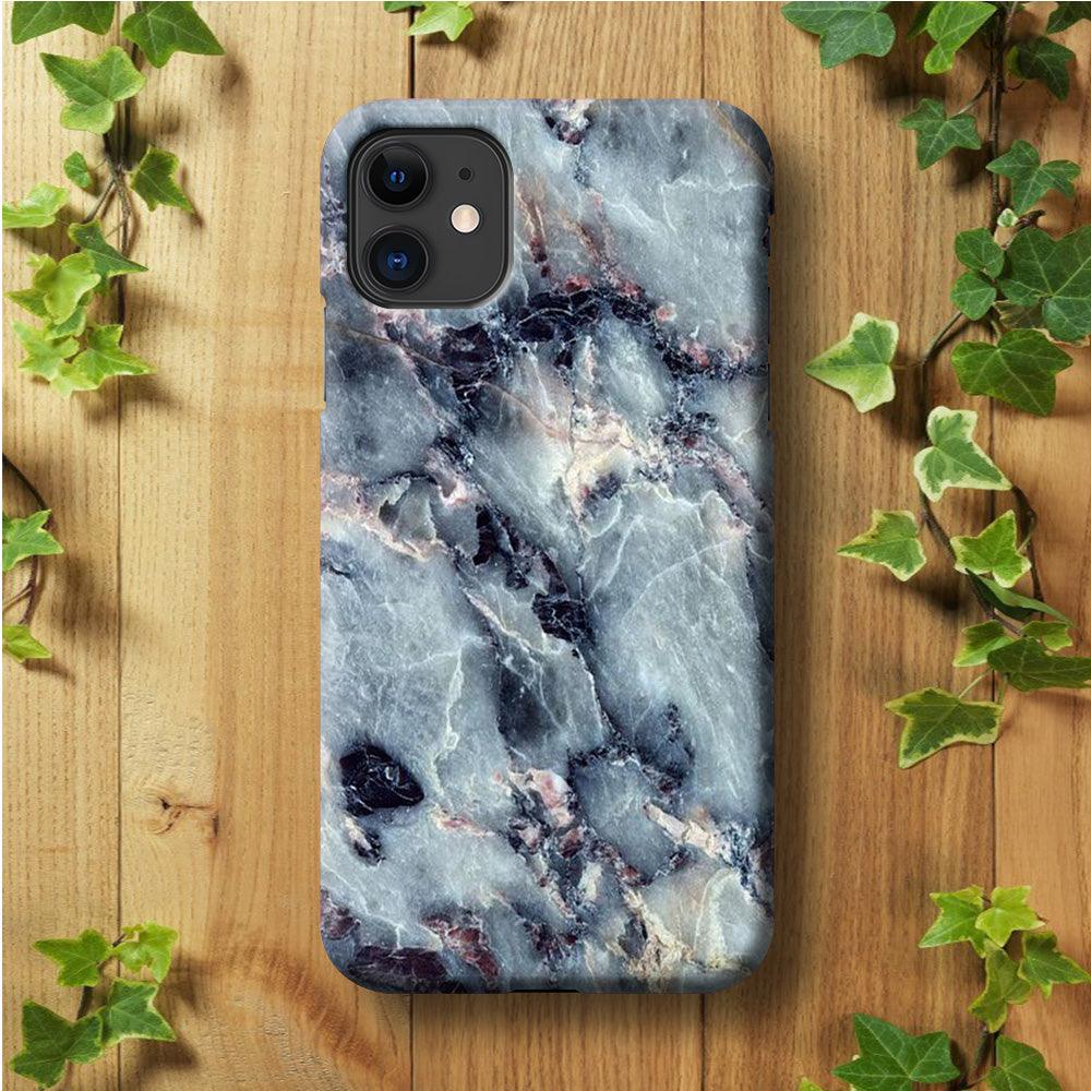 Marble Pattern 008 iPhone 11 Case-Plastic / Full Wrap (3D Case)-Xtracase