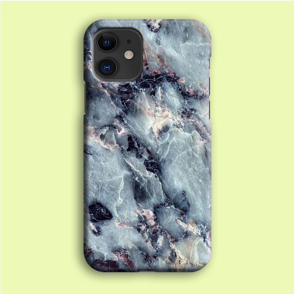 Marble Pattern 008 iPhone 12 Case-Plastic / Full Wrap (3D Case)-Xtracase