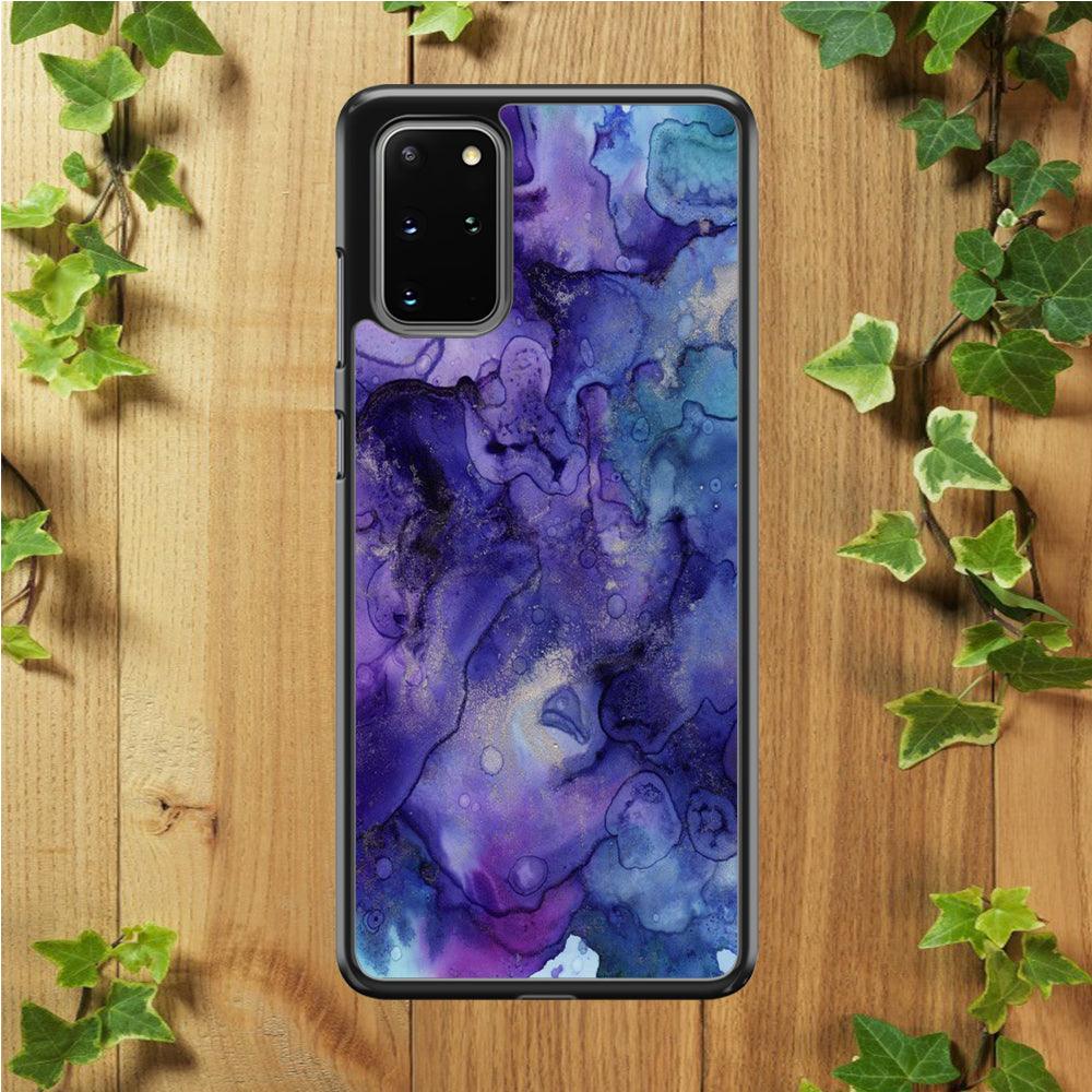 Marble Pattern 013 Samsung Galaxy S20 Plus Case-Rubber / White (2D Case)-Xtracase