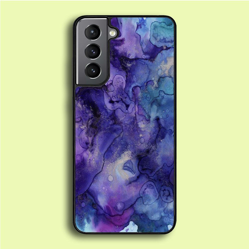 Marble Pattern 013 Samsung Galaxy S21 Plus Case-Rubber / White (2D Case)-Xtracase