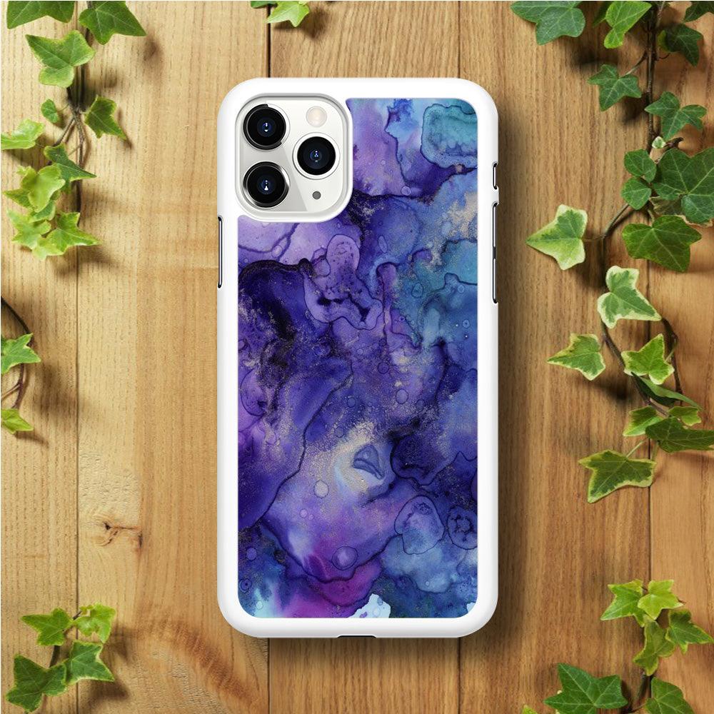 Marble Pattern 013 iPhone 11 Pro Max Case-Rubber / White (2D Case)-Xtracase