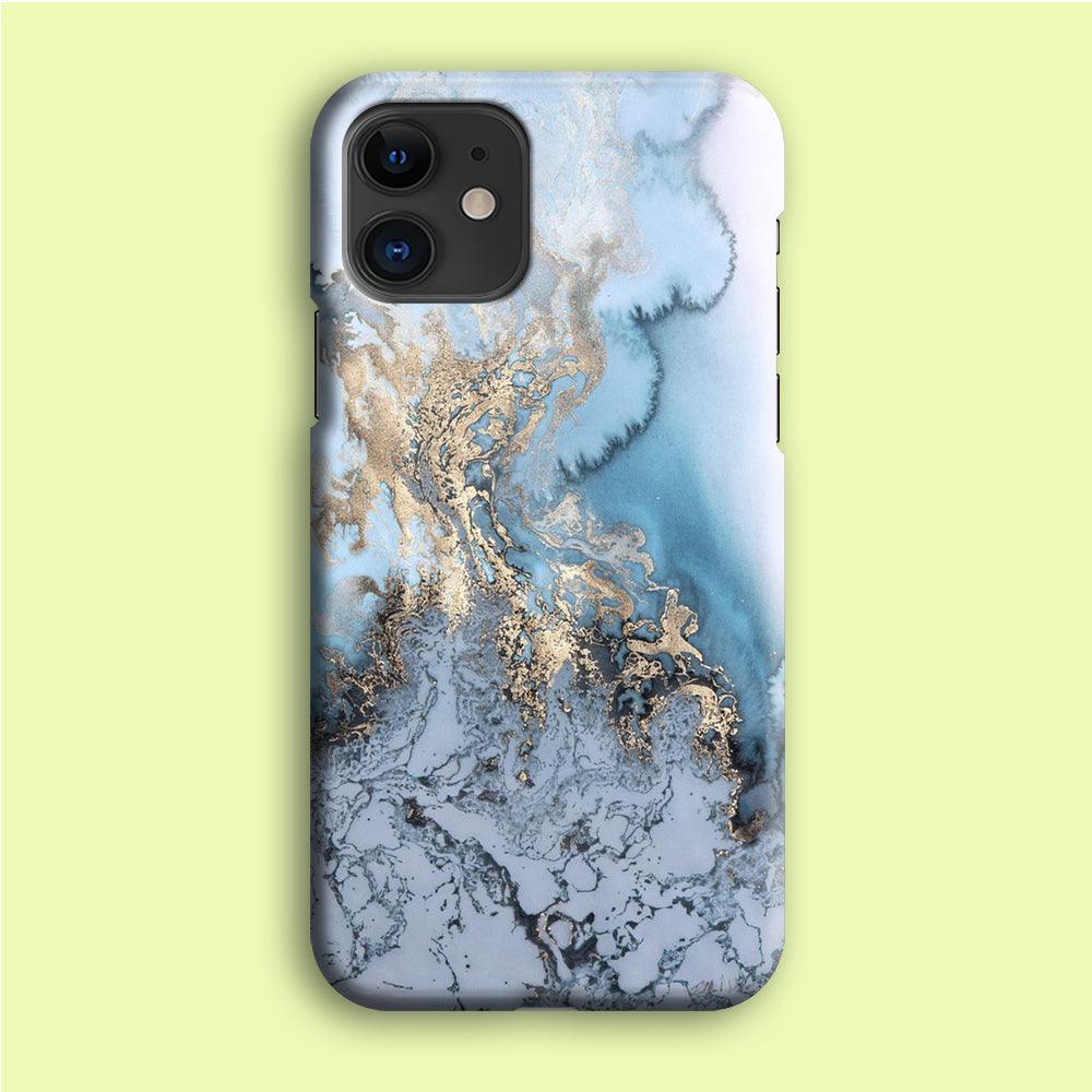 Marble Pattern 014 iPhone 12 Case-Plastic / Full Wrap (3D Case)-Xtracase