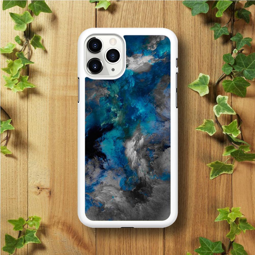 Marble Pattern 016 iPhone 11 Pro Max Case-Rubber / White (2D Case)-Xtracase