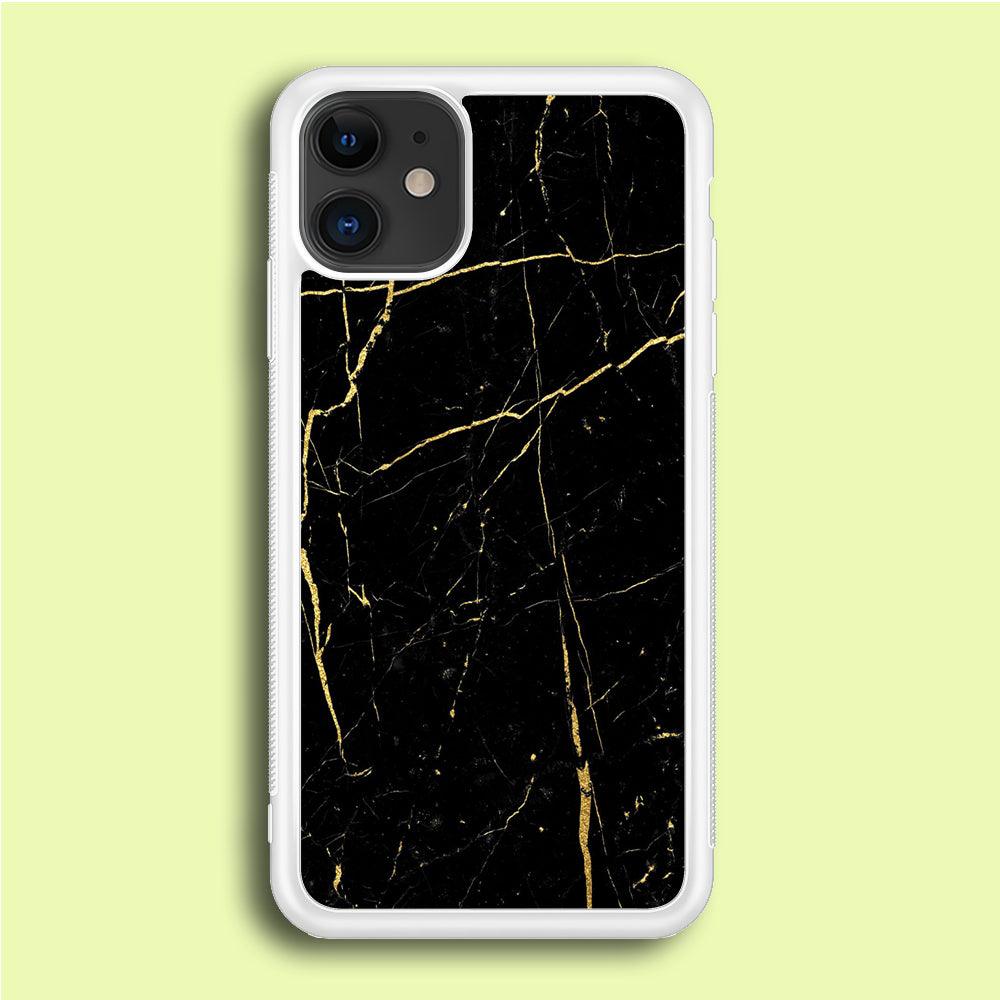 Marble Pattern 017 iPhone 12 Mini Case-Rubber / White (2D Case)-Xtracase