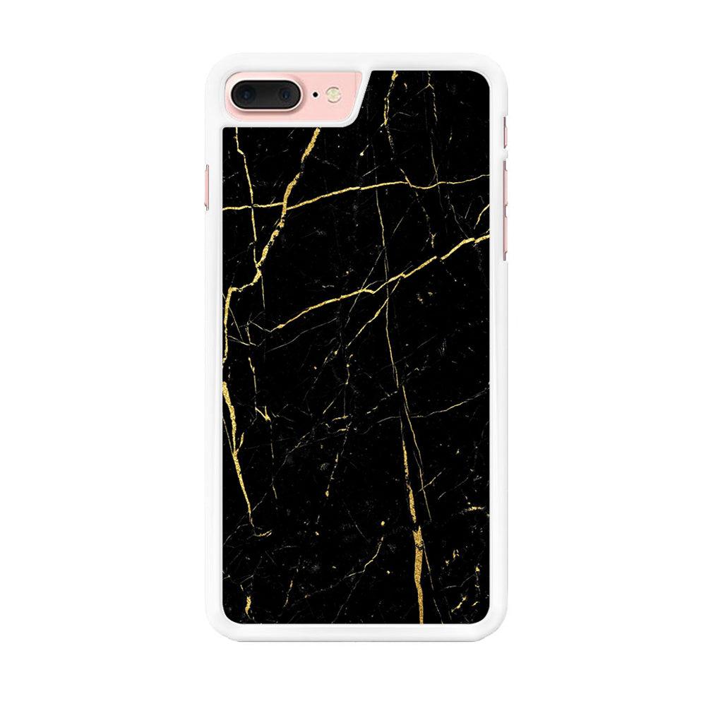Marble Pattern 017 iPhone 7 Plus Case-Rubber / White (2D Case)-Xtracase