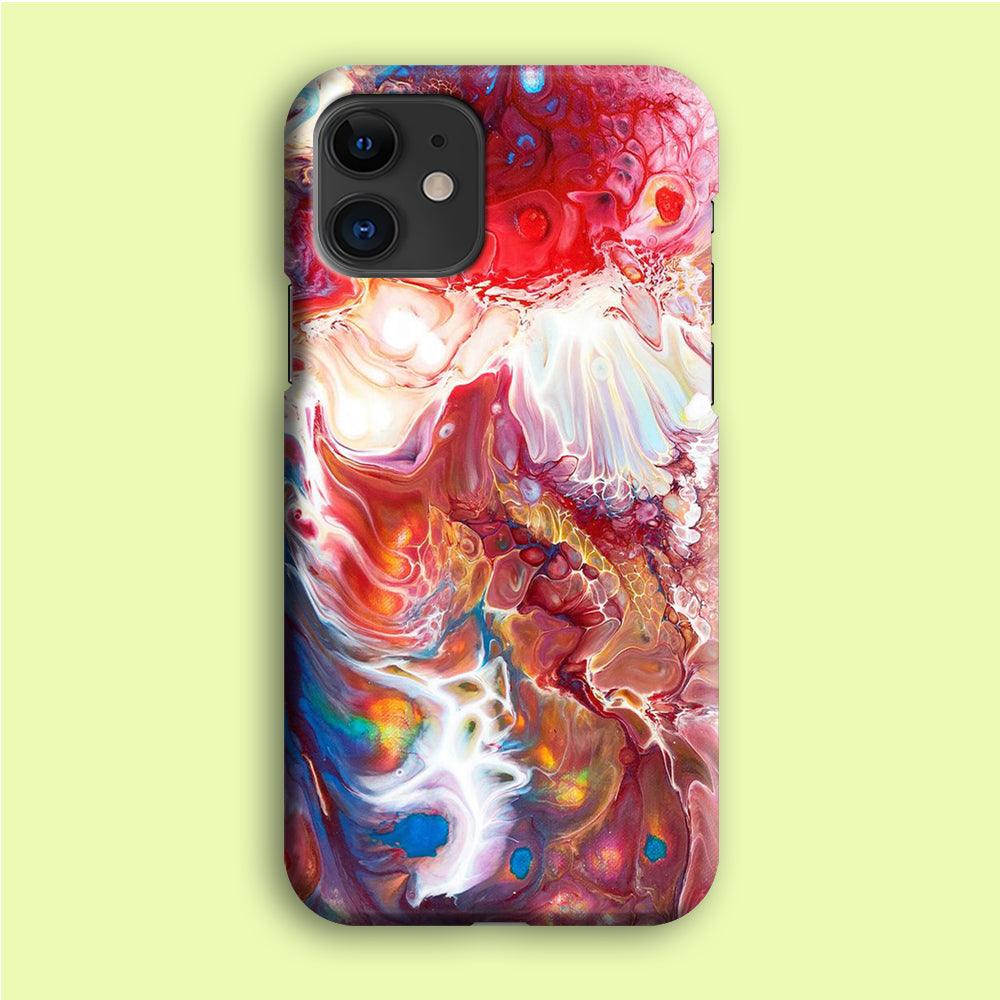 Marble Pattern 025 iPhone 12 Case-Plastic / Full Wrap (3D Case)-Xtracase