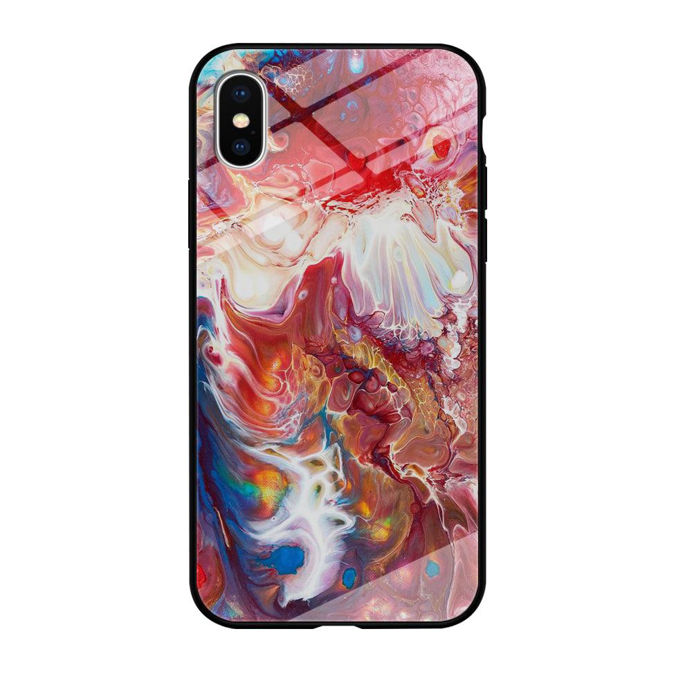 Marble Pattern 025 iPhone X Case-Tempered Glass Case-Xtracase