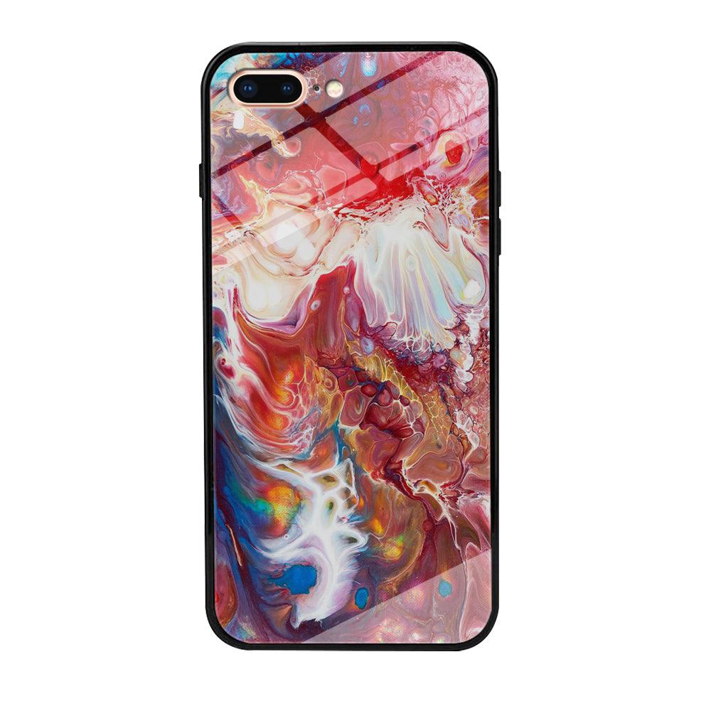 Marble Pattern 025 iPhone 8 Plus Case-Tempered Glass Case-Xtracase