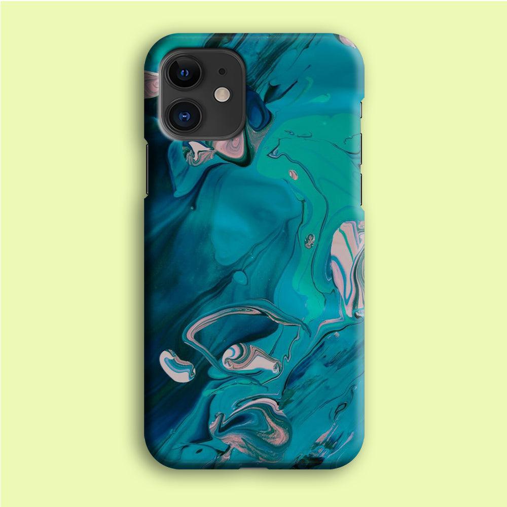 Marble Pattern 028 iPhone 12 Case-Plastic / Full Wrap (3D Case)-Xtracase
