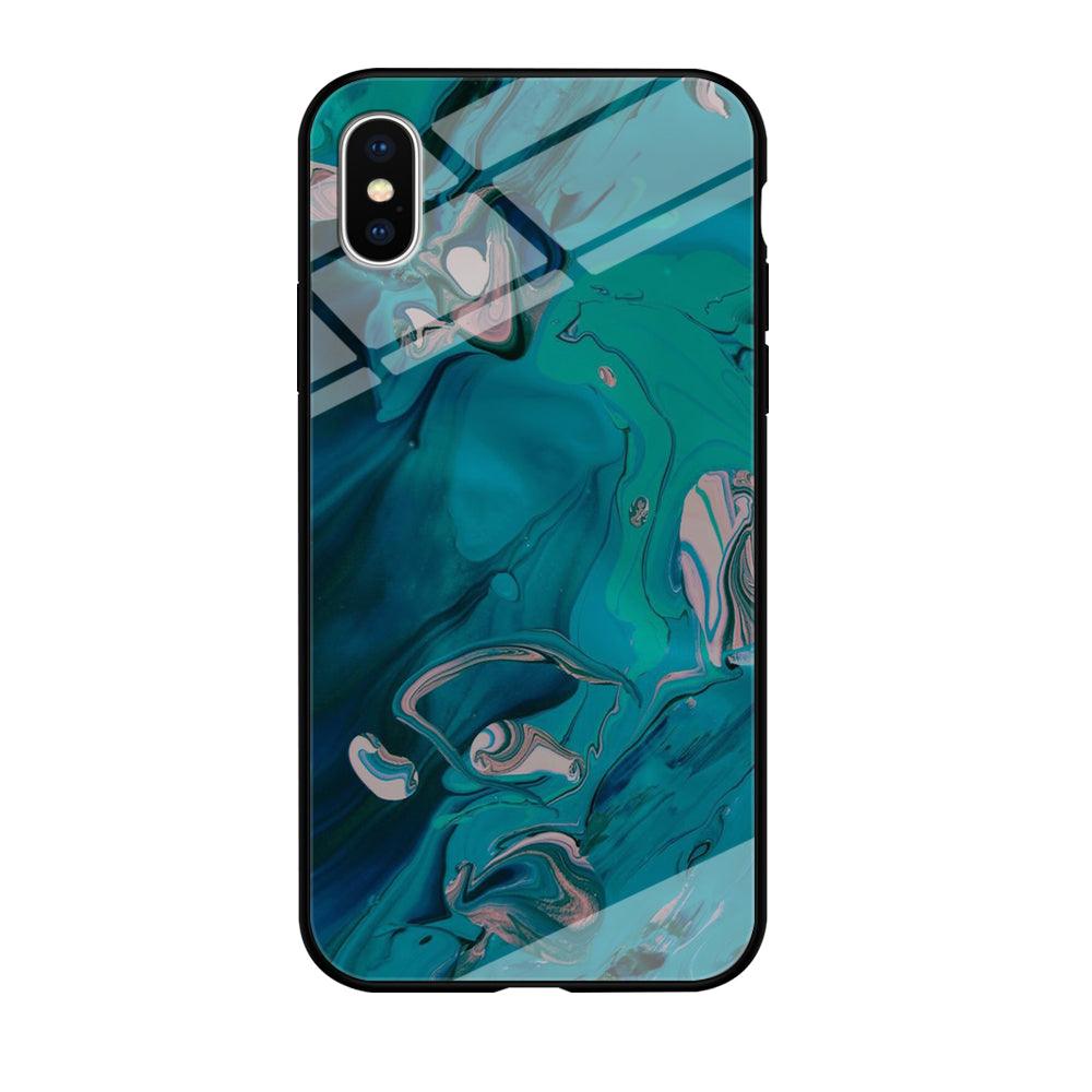 Marble Pattern 028 iPhone Xs Max Case-Tempered Glass Case-Xtracase