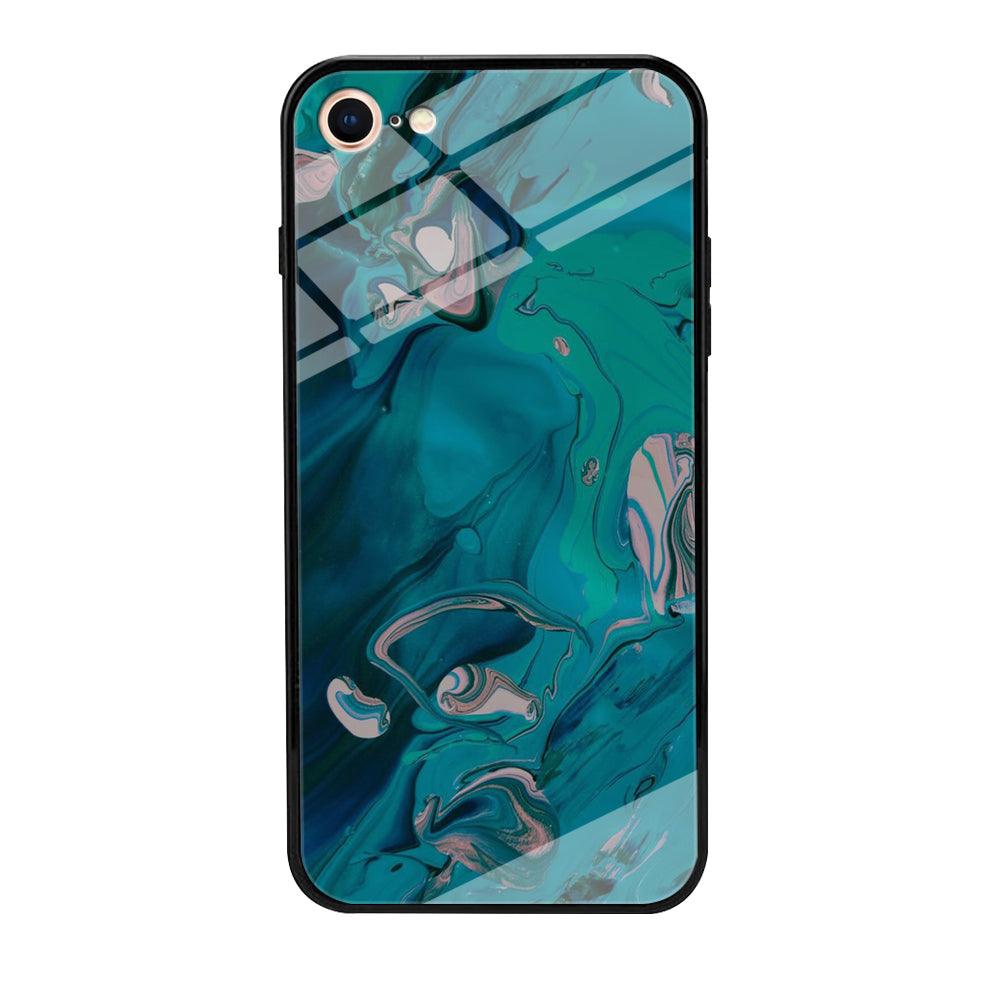 Marble Pattern 028 iPhone 8 Case-Tempered Glass Case-Xtracase