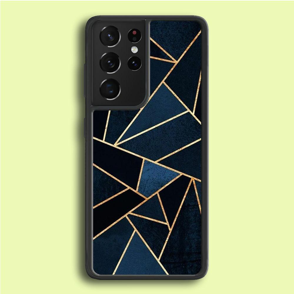 Marble Pattern 029 Samsung Galaxy S21 Ultra Case-Rubber / White (2D Case)-Xtracase