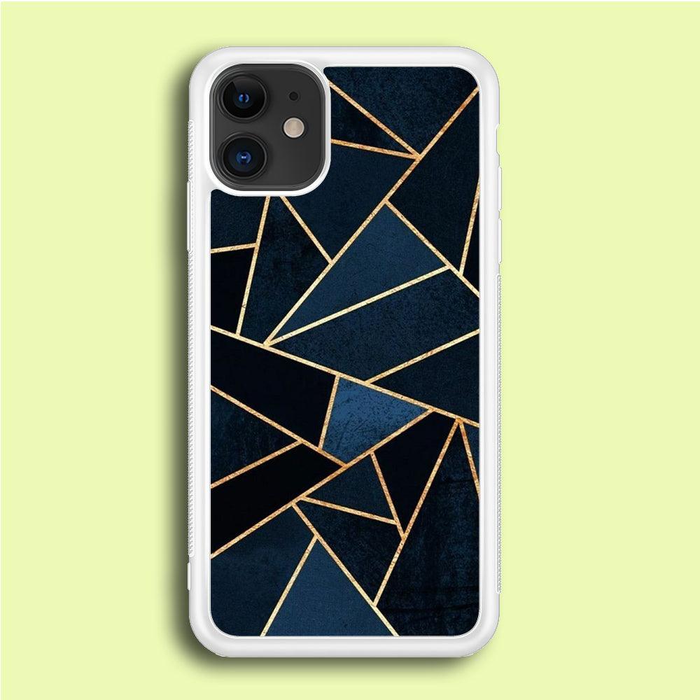 Marble Pattern 029 iPhone 12 Mini Case-Rubber / White (2D Case)-Xtracase