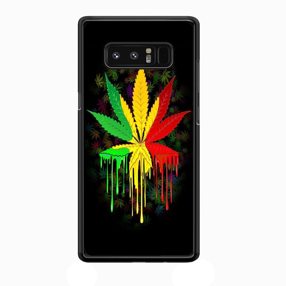 Marijuana Art Samsung Galaxy Note 8 Case-Plastic / Full Wrap (3D Case)-Xtracase