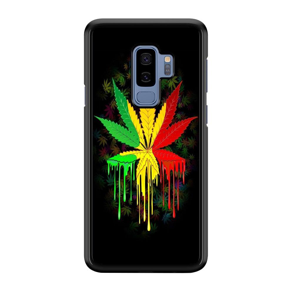 Marijuana Art Samsung Galaxy S9 Plus Case-Plastic / Full Wrap (3D Case)-Xtracase