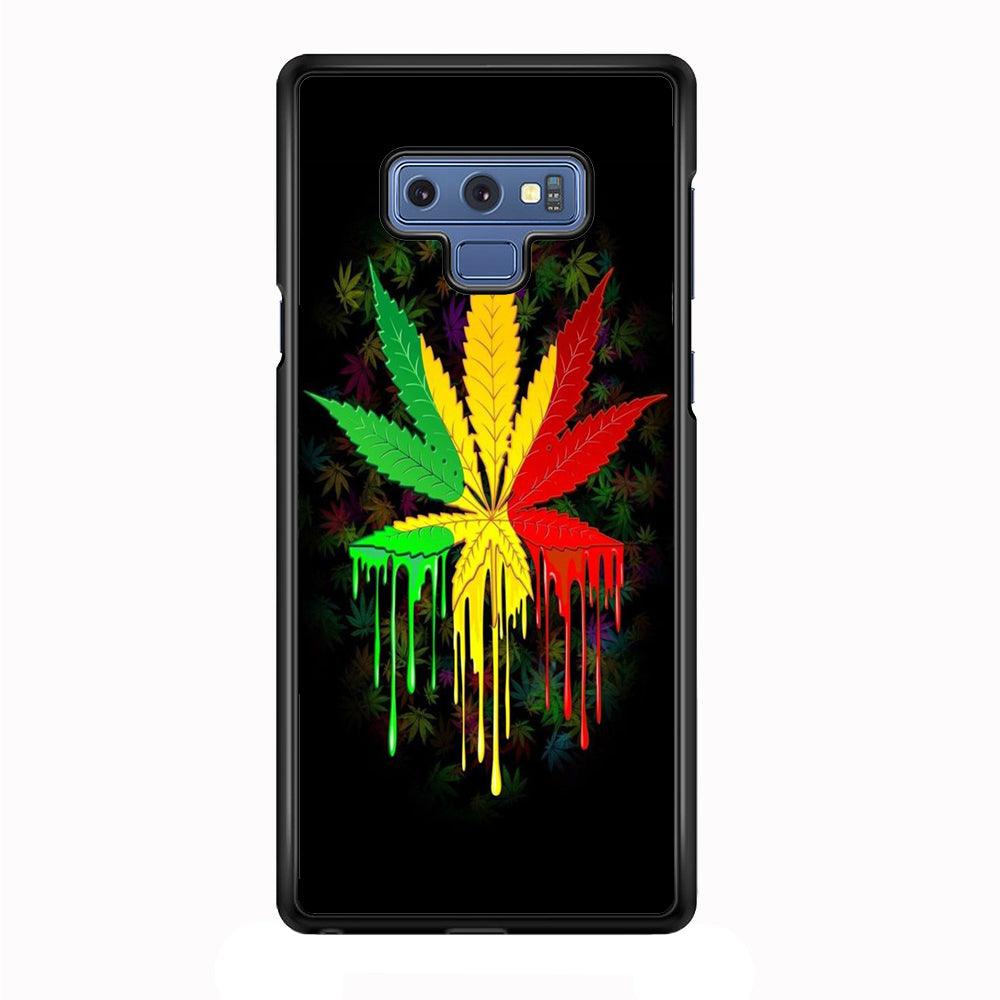 Marijuana Art Samsung Galaxy Note 9 Case-Plastic / Full Wrap (3D Case)-Xtracase