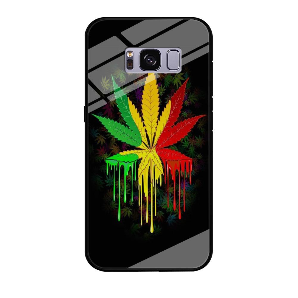 Marijuana Art Samsung Galaxy S8 Plus Case-Tempered Glass Case-Xtracase