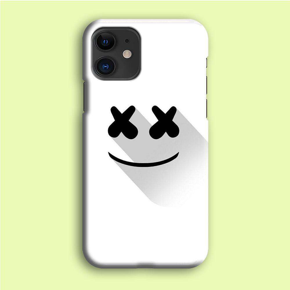 Marshmello iPhone 12 Case-Plastic / Full Wrap (3D Case)-Xtracase