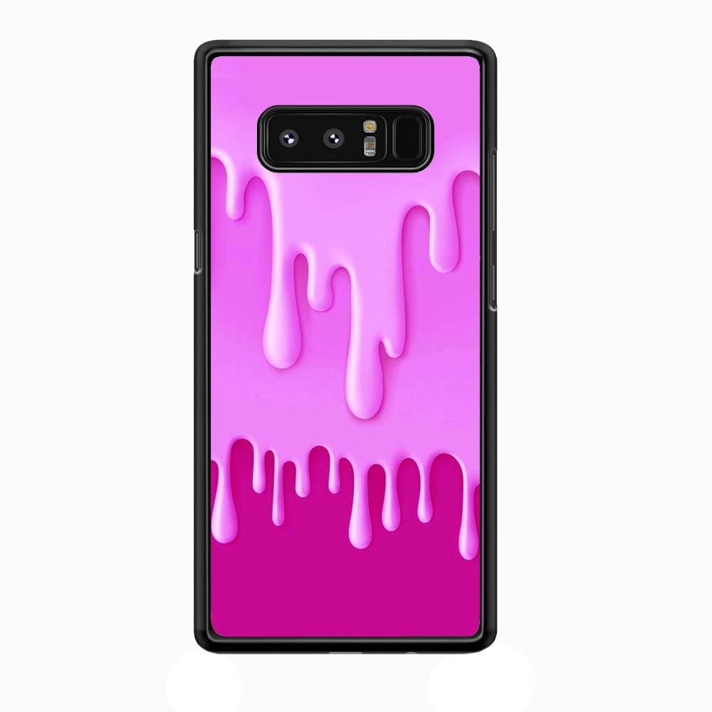 Melted Pink Cream Samsung Galaxy Note 8 Case-Plastic / Full Wrap (3D Case)-Xtracase