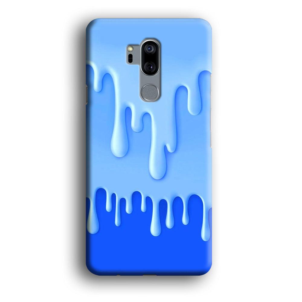 Melted Blue Cream LG G7 ThinQ 3D Case-Xtracase