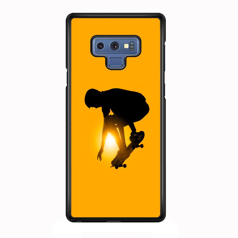 Men Play Skateboard Samsung Galaxy Note 9 Case-Plastic / Full Wrap (3D Case)-Xtracase
