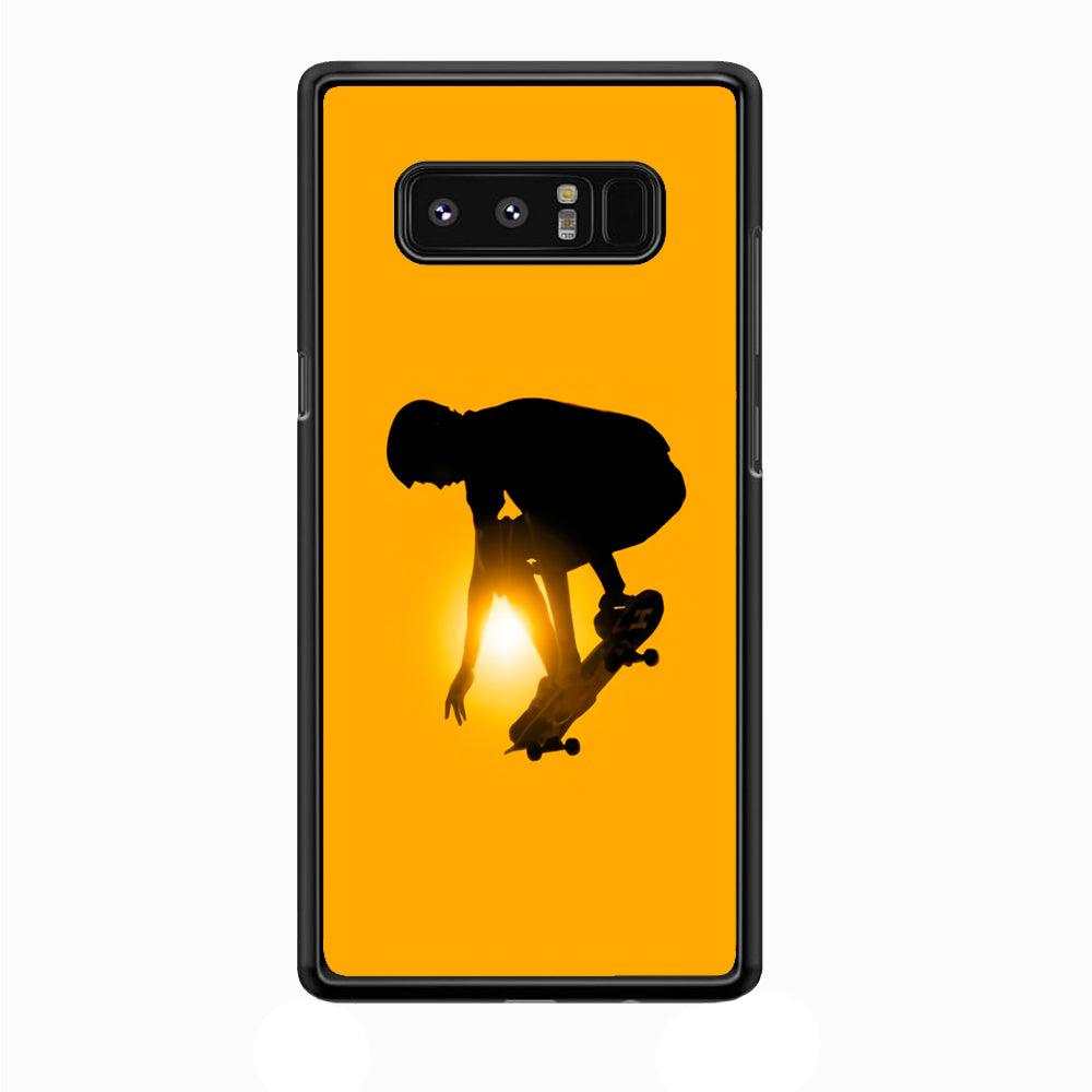 Men Play Skateboard Samsung Galaxy Note 8 Case-Plastic / Full Wrap (3D Case)-Xtracase