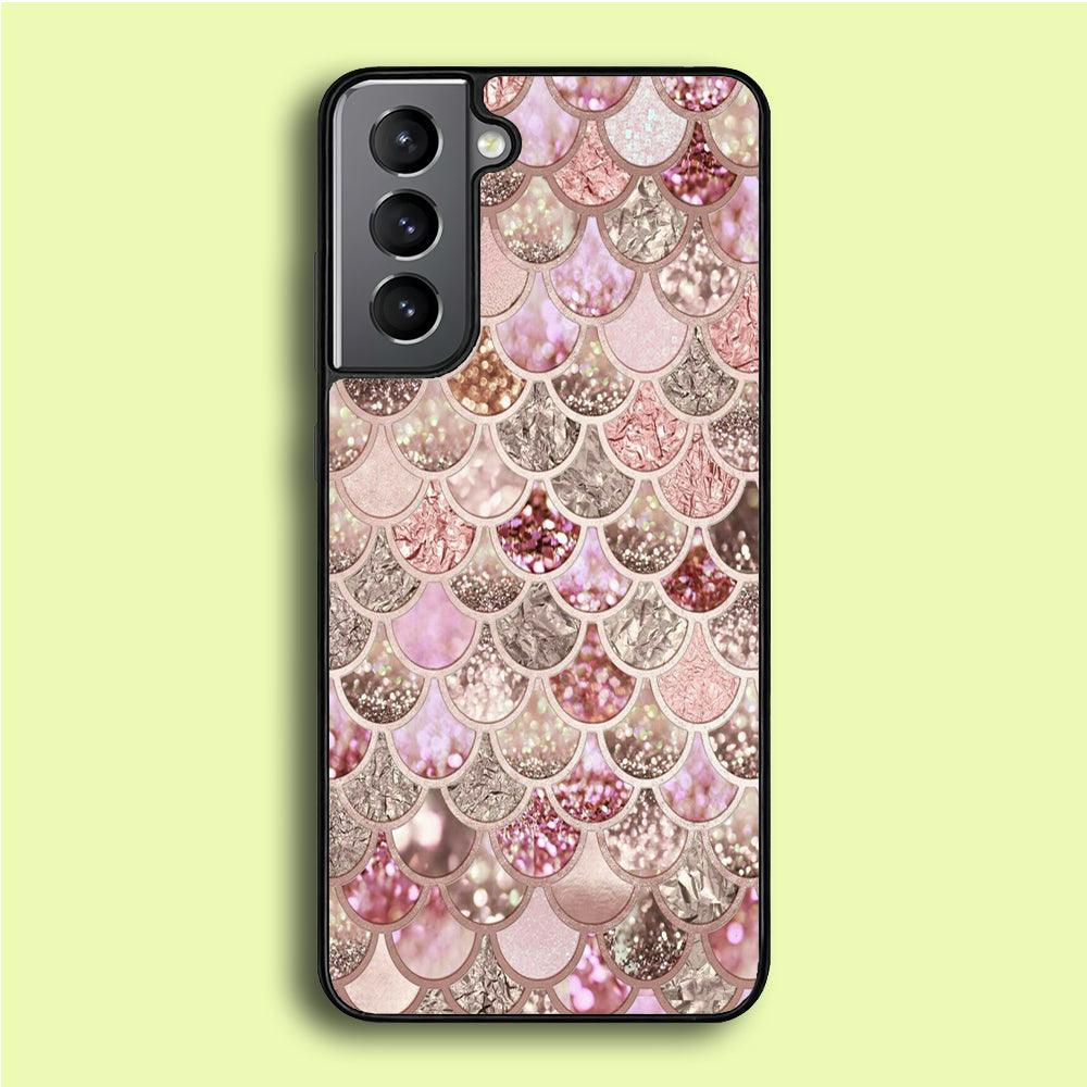 Mermaid Scale Glamor Shining Samsung Galaxy S21 Plus Case-Plastic / Full Wrap (3D Case)-Xtracase