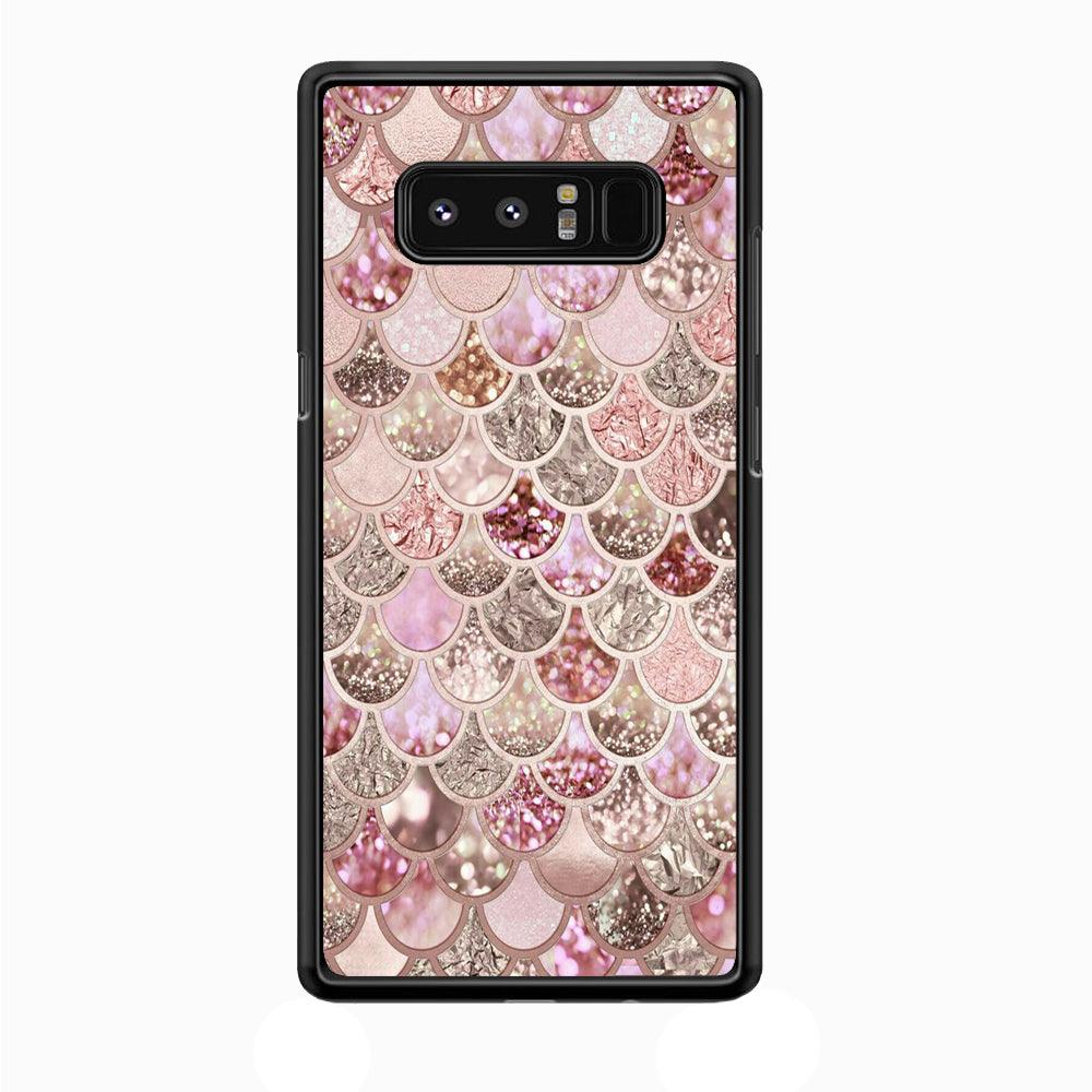 Mermaid Scale Glamor Shining Samsung Galaxy Note 8 Case-Plastic / Full Wrap (3D Case)-Xtracase