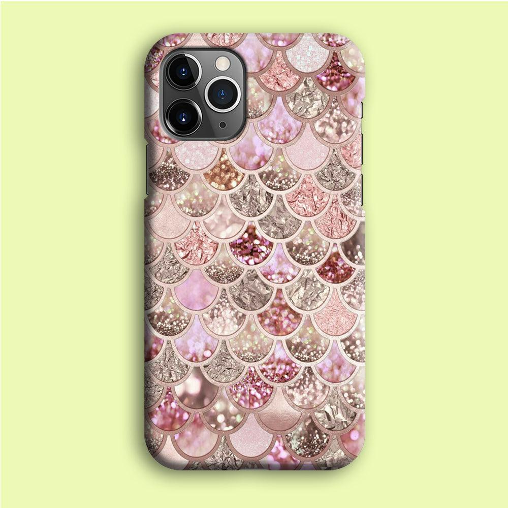 Mermaid Scale Glamor Shining iPhone 12 Pro Case-Plastic / Full Wrap (3D Case)-Xtracase
