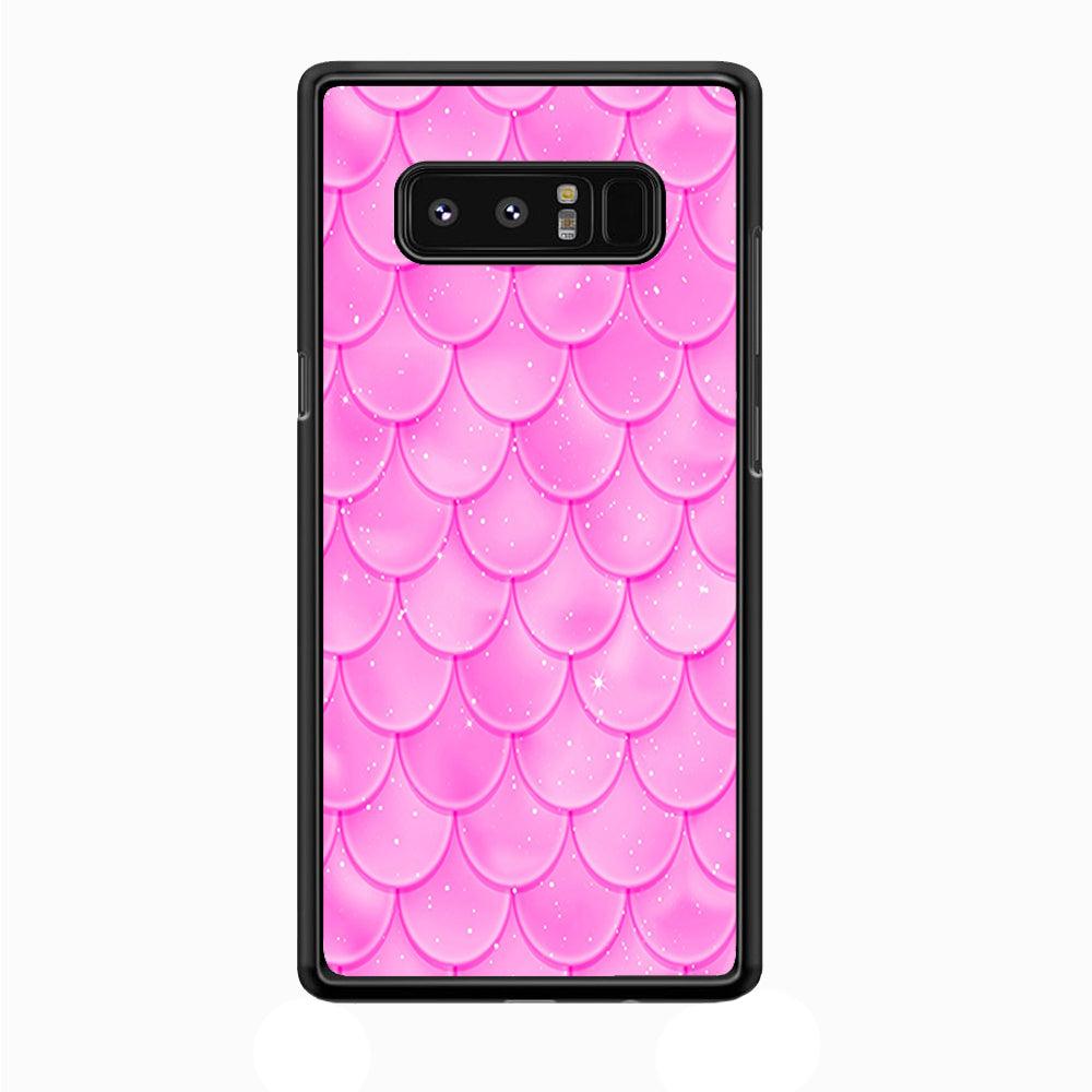 Mermaid Scale Pink ShiningSamsung Galaxy Note 8 Case-Plastic / Full Wrap (3D Case)-Xtracase