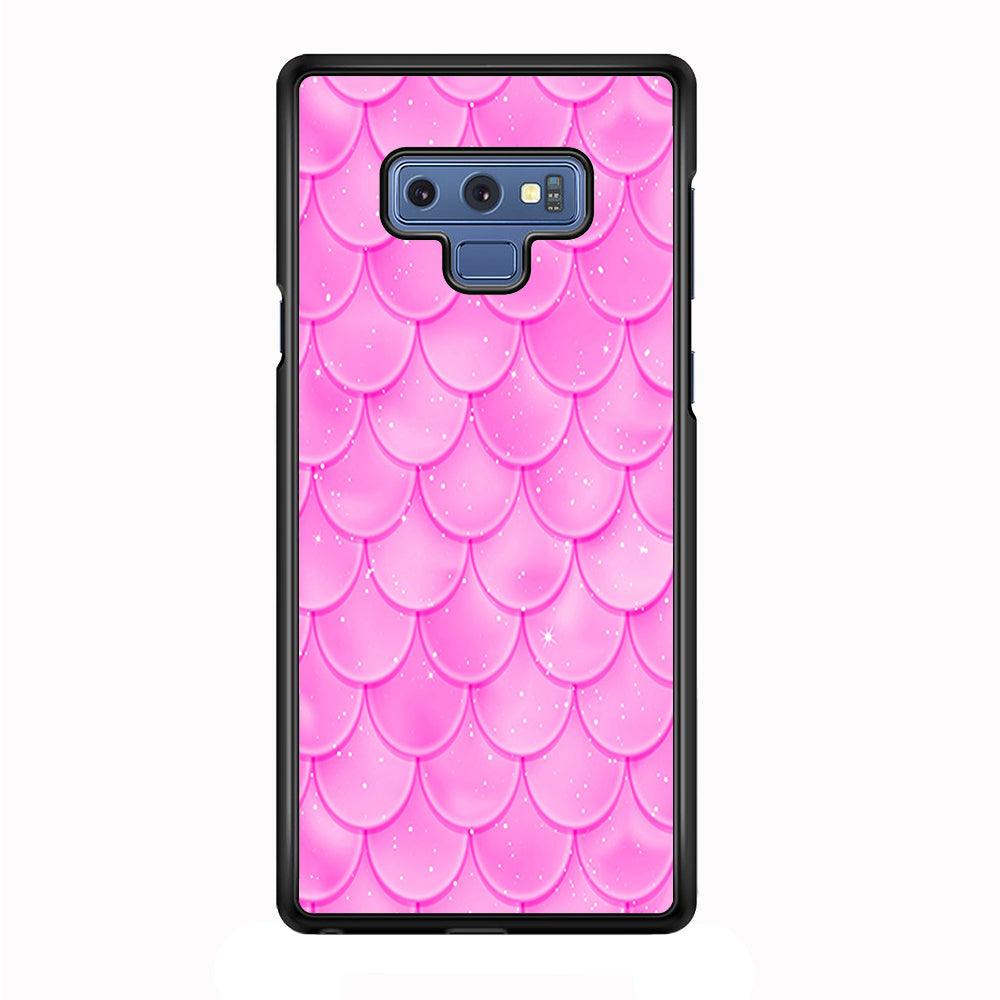 Mermaid Scale Pink Shining Samsung Galaxy Note 9 Case-Plastic / Full Wrap (3D Case)-Xtracase