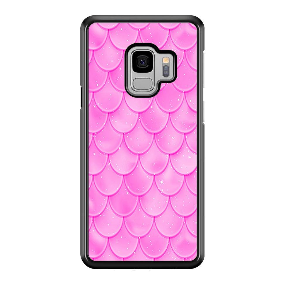 Mermaid Scale Pink Shining Samsung Galaxy S9 Case-Plastic / Full Wrap (3D Case)-Xtracase