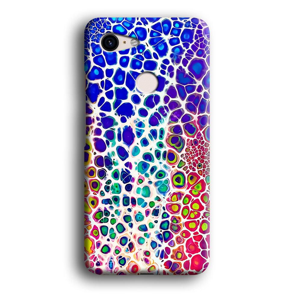Mermaid Skin Colorful Google Pixel 3 3D Case-Xtracase