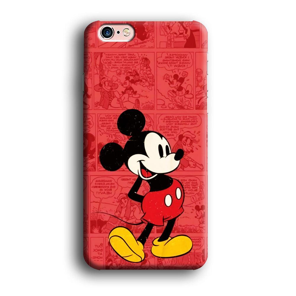 Mickey Mouse Comic iPhone 6 | 6s Case-Plastic / Full Wrap (3D Case)-Xtracase