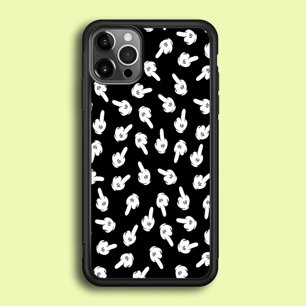 Mickey Mouse Hands iPhone 12 Pro Max Case-Plastic / Full Wrap (3D Case)-Xtracase