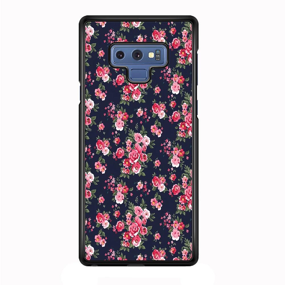 Motif Beautiful Flower 002 Samsung Galaxy Note 9 Case-Plastic / Full Wrap (3D Case)-Xtracase
