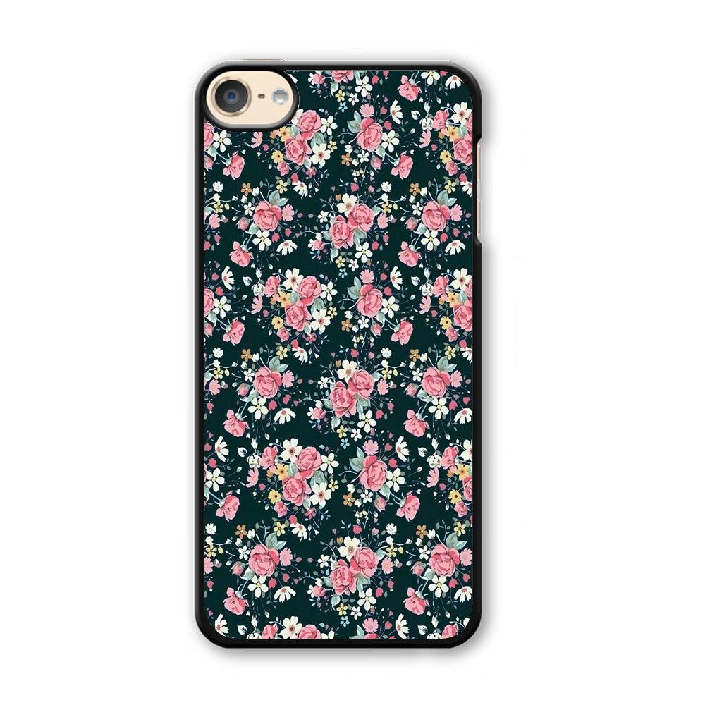 Motif Beautiful Flower 003 iPod Touch 6 Case-Plastic / Full Wrap (3D Case)-Xtracase