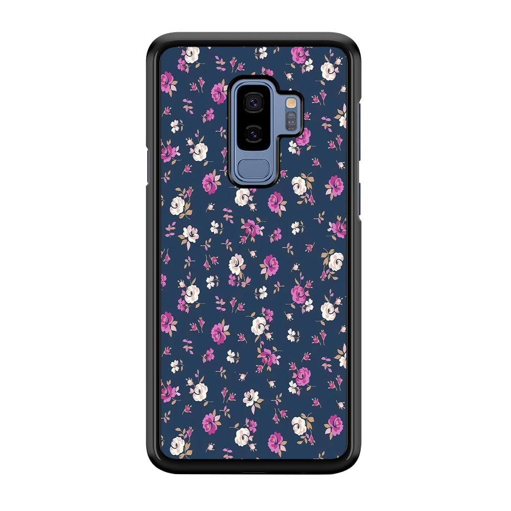 Motif Beautiful Flower 004 Samsung Galaxy S9 Plus Case-Plastic / Full Wrap (3D Case)-Xtracase