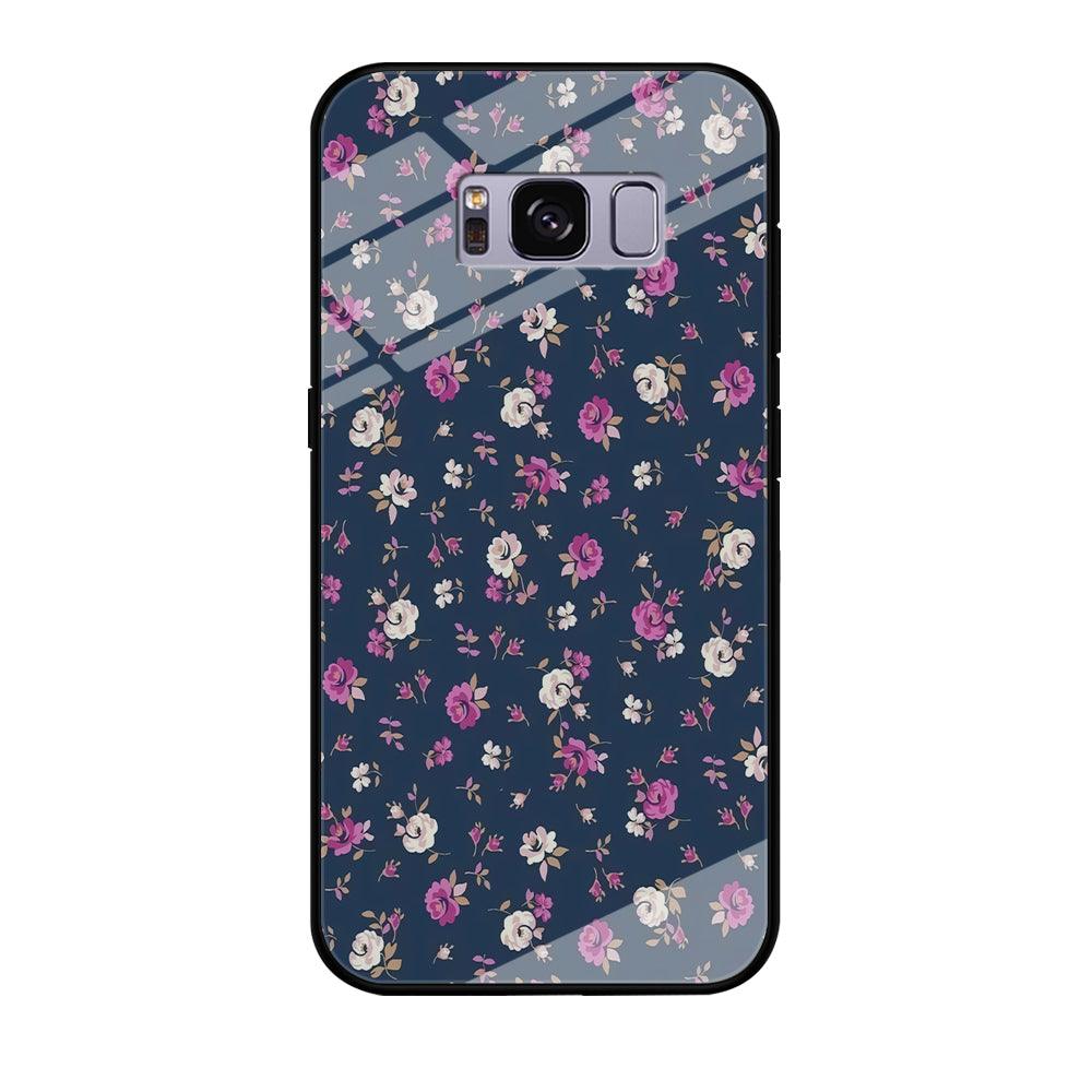Motif Beautiful Flower 004 Samsung Galaxy S8 Case-Tempered Glass Case-Xtracase