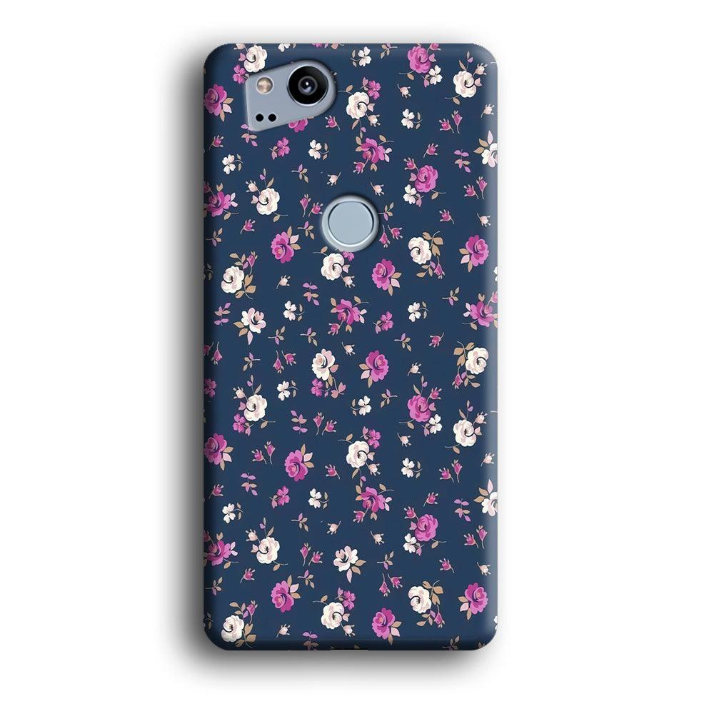 Motif Beautiful Flower 004 Google Pixel 2 3D Case-Xtracase