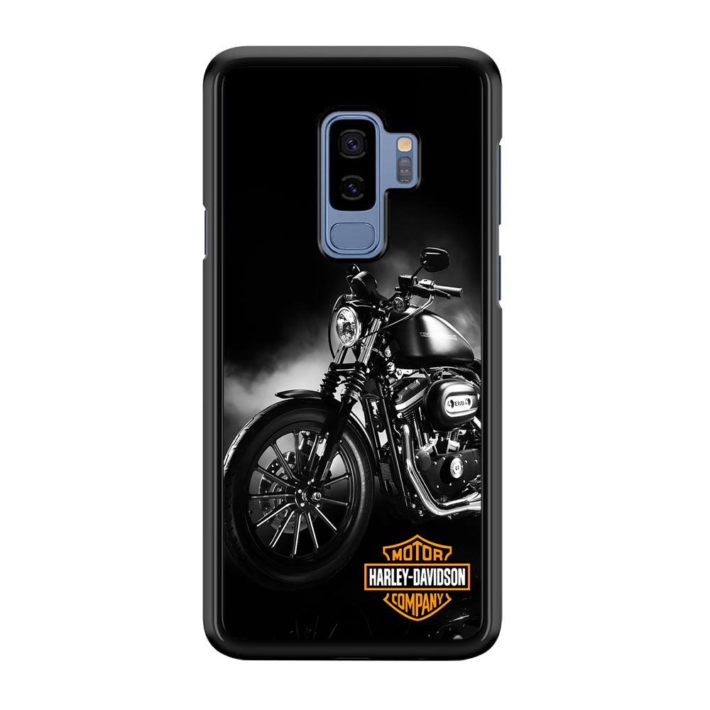 Motor Harley Davidson Samsung Galaxy S9 Plus Case-Rubber / White (2D Case)-Xtracase