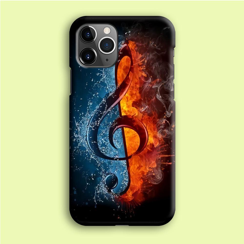 Music Art Colorfull 002 iPhone 12 Pro Case-Plastic / Full Wrap (3D Case)-Xtracase