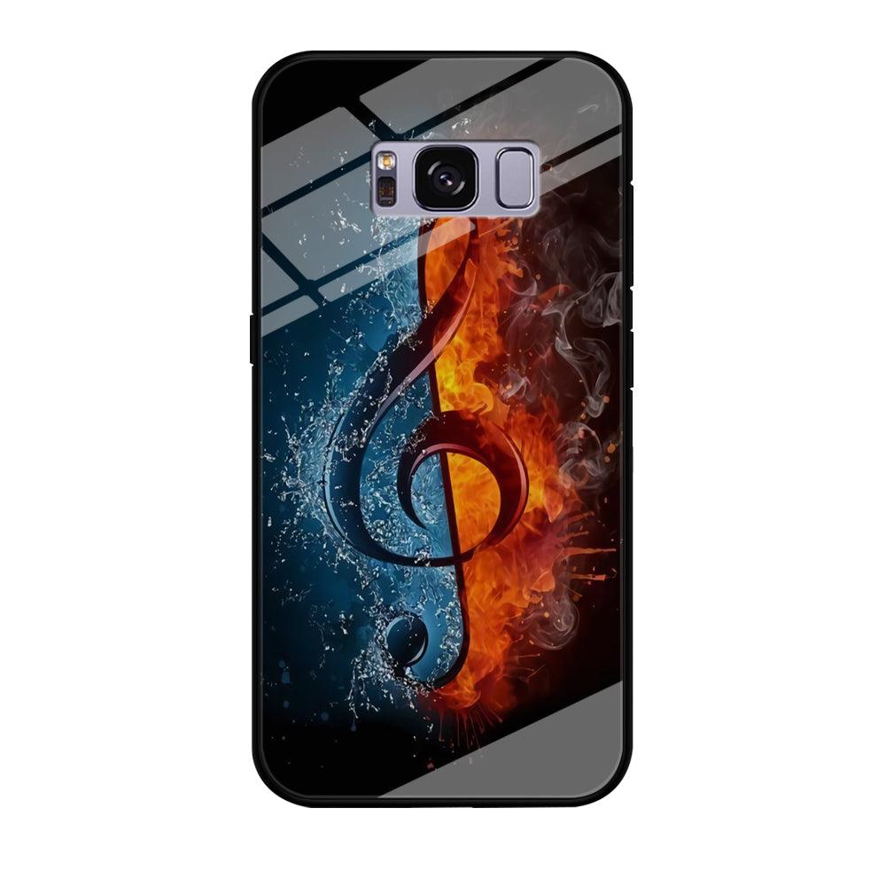 Music Art Colorfull 002 Samsung Galaxy S8 Case-Tempered Glass Case-Xtracase