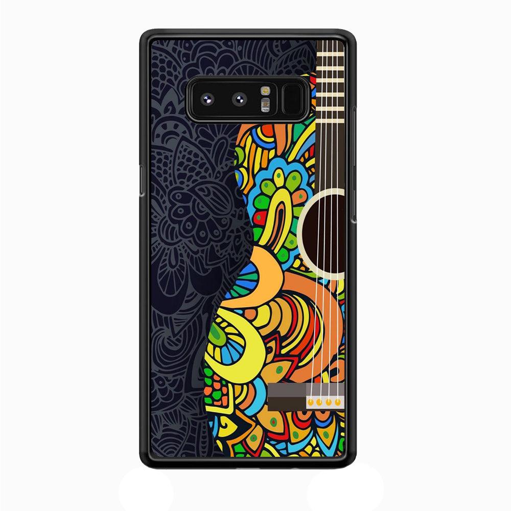 Music Guitar Art 001 Samsung Galaxy Note 8 Case-Plastic / Full Wrap (3D Case)-Xtracase