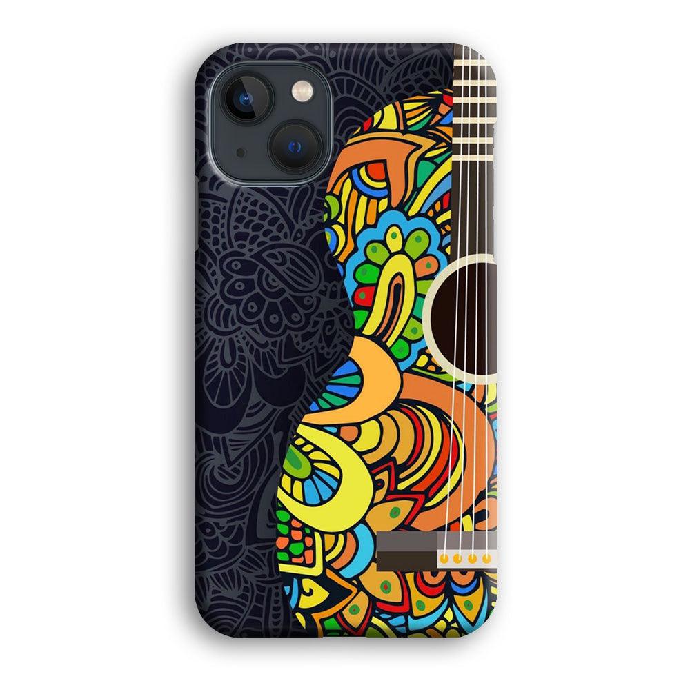 Music Guitar Art 001 iPhone 13 Case-Plastic / Full Wrap (3D Case)-Xtracase