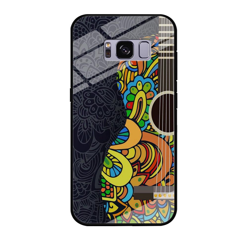 Music Guitar Art 001 Samsung Galaxy S8 Case-Tempered Glass Case-Xtracase
