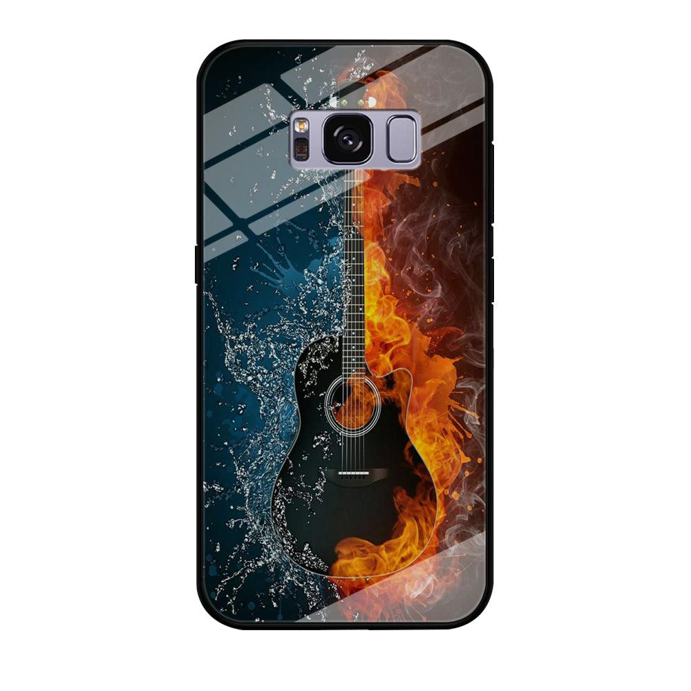 Music Guitar Art 002 Samsung Galaxy S8 Plus Case-Tempered Glass Case-Xtracase