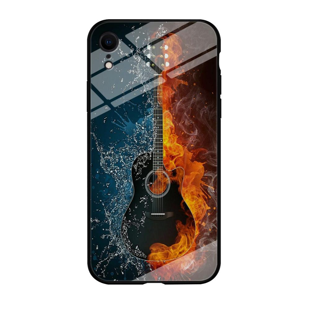 Music Guitar Art 002 iPhone XR Case-Tempered Glass Case-Xtracase